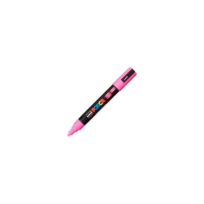 Pack De 6 Unidades Posca Marcador  Pc-5m No Permanente Punta Forma De Bala 1,8 - 2,5 Mm Rosa