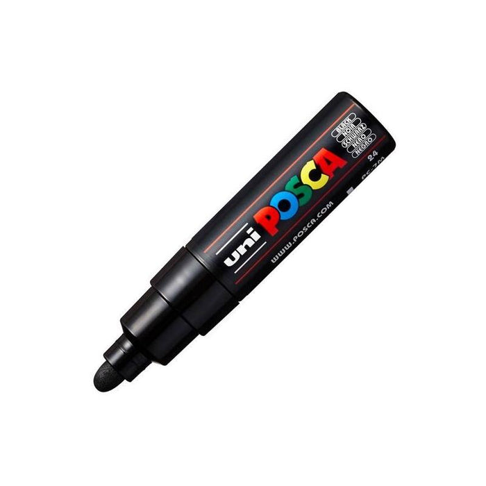 Pack De 6 Unidades Posca Marcador  Pc-7m No Permanente Punta Forma De Bala  4,5-5,5mm Negro