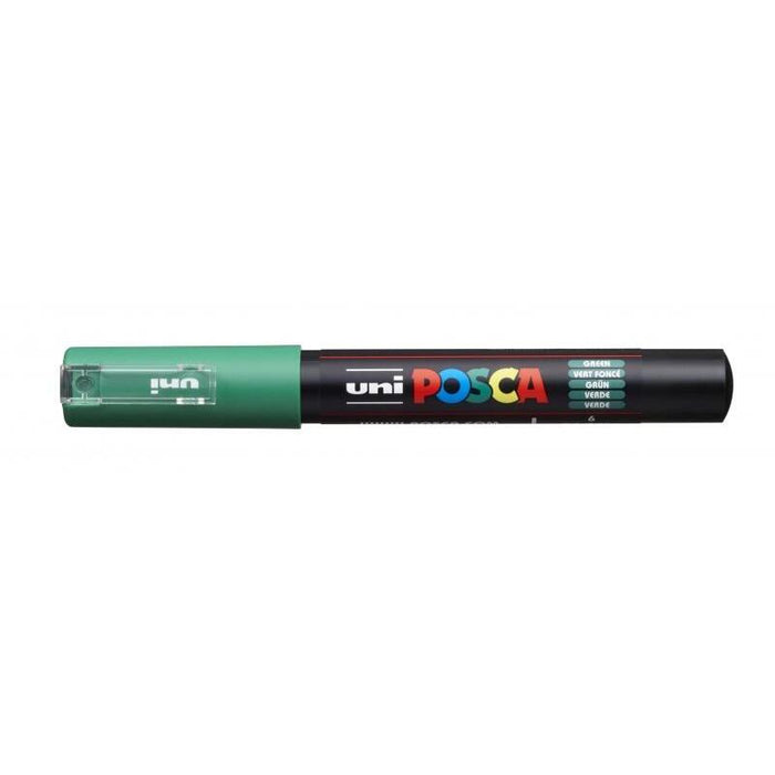 Pack De 6 Unidades Posca Pc-1m Marcador De Pintura - Punta Conica 0.7mm - Tinta Base Al Agua - Resistente A La Luz -