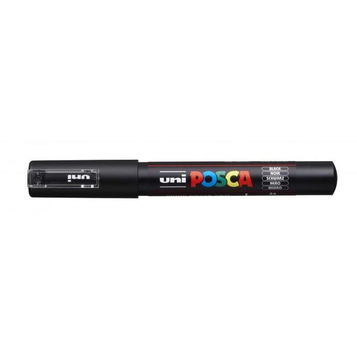 Pack De 6 Unidades Posca Pc-1m Marcador De Pintura - Punta De Poliester Conica 0.7mm - Ancho De Trazo 0.7mm - Tinta