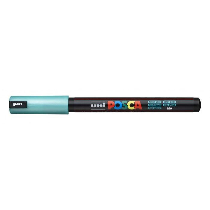 Pack De 6 Unidades Posca Pc-1mr Marcador De Pintura - Punta Roller De Fibra 0.7mm - Tinta Pigmentada Base Al Agua -
