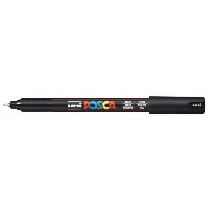 Pack De 6 Unidades Posca Pc-1mr Marcador De Pintura - Punta Roller De Fibra 0.7mm - Tinta Pigmentada Base Al Agua -