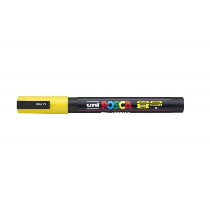 Pack De 6 Unidades Posca Pc-3m Marcador De Pintura - Base Al Agua - Punta Conica De 0.9-1.3mm - No Permanente -