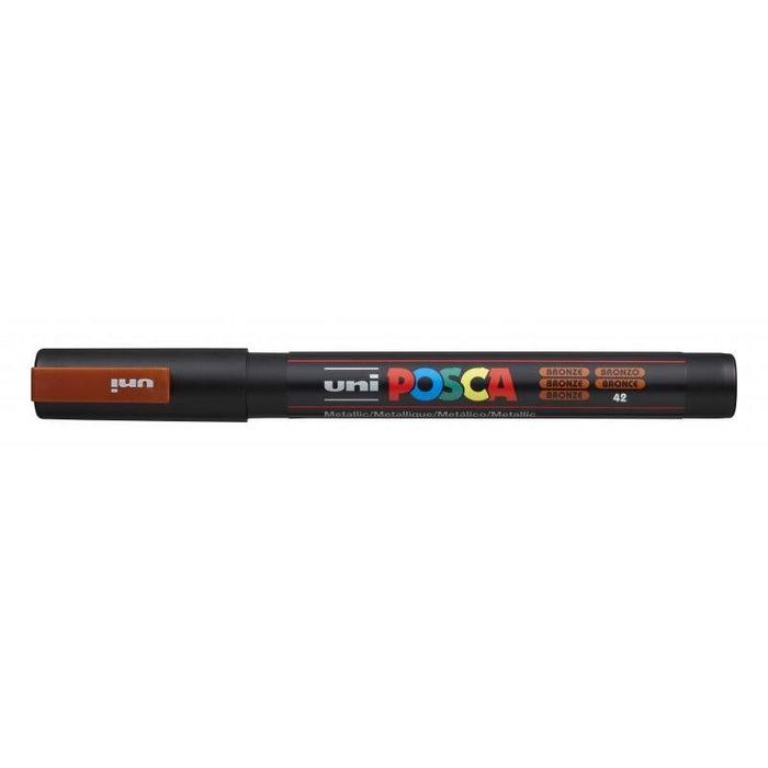 Pack De 6 Unidades Posca Pc-3m Marcador De Pintura - Punta Conica 0.9-1.3mm - Tinta Base Al Agua - Resistente A La Luz