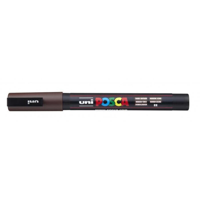 Pack De 6 Unidades Posca Pc-3m Marcador De Pintura - Punta Conica De Poliester 0.9-1.3mm - Tinta Base Al Agua -