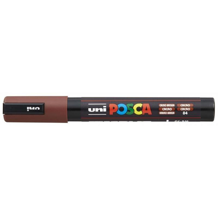 Pack De 6 Unidades Posca Pc-5m Marcador De Pintura - Punta De Bala 1.8-2.5mm - Base Al Agua - No Permanente -