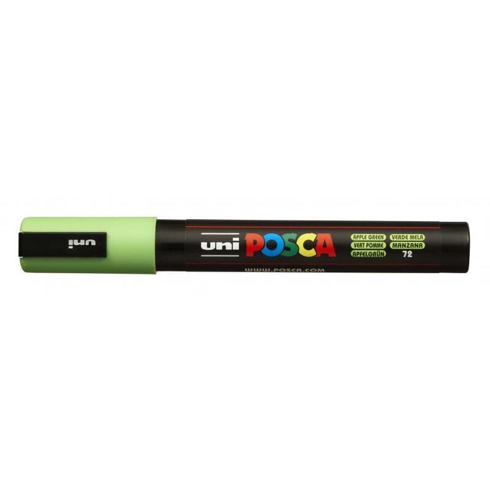 Pack De 6 Unidades Posca Pc-5m Marcador De Pintura - Punta De Bala 1.8-2.5mm - Tinta Base Al Agua - Resistente A La Luz