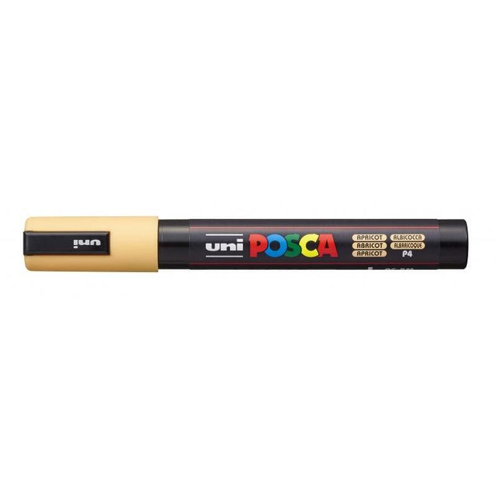 Pack De 6 Unidades Posca Pc-5m Marcador De Pintura - Punta De Bala 1.8-2.5mm - Tinta Base Al Agua - Resistente A La Luz