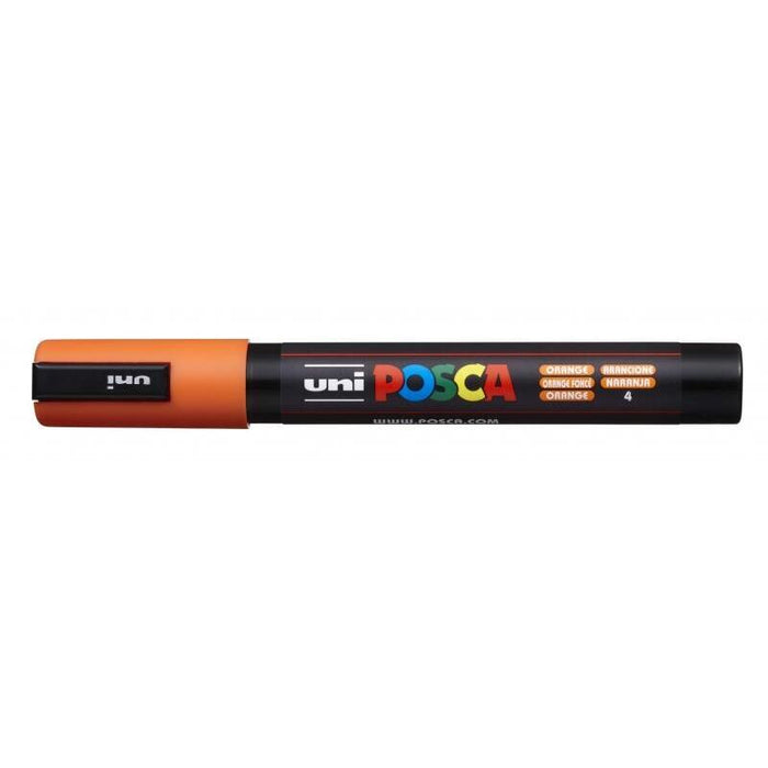 Pack De 6 Unidades Posca Pc-5m Marcador De Pintura - Punta De Poliester 1.8-2.5mm - Tinta Base Al Agua - Resistente A