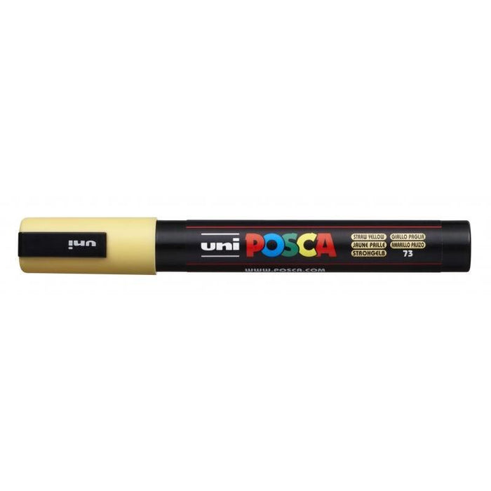 Pack De 6 Unidades Posca Pc-5m Marcador De Pintura - Punta De Poliester 1.8-2.5mm - Tinta Base Al Agua - Resistente A
