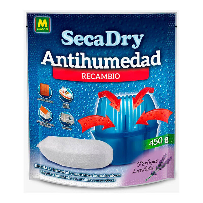 Pack De 6 Unidades - Recambio Secadry Antihumedad 450 G