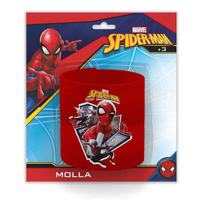 Pack De 6 Unidades - Resorte Slinky Spiderman Marvel