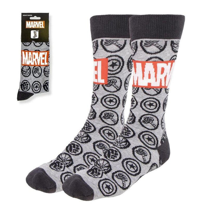 Pack De 6 Unidades - Set Calcetines Vengadores Avengers Marvel Adulto