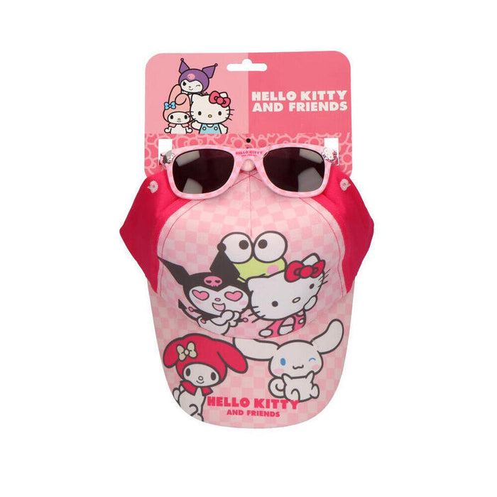 Pack De 6 Unidades - Set Gorra + Gafas Sol Hello Kitty And Friends