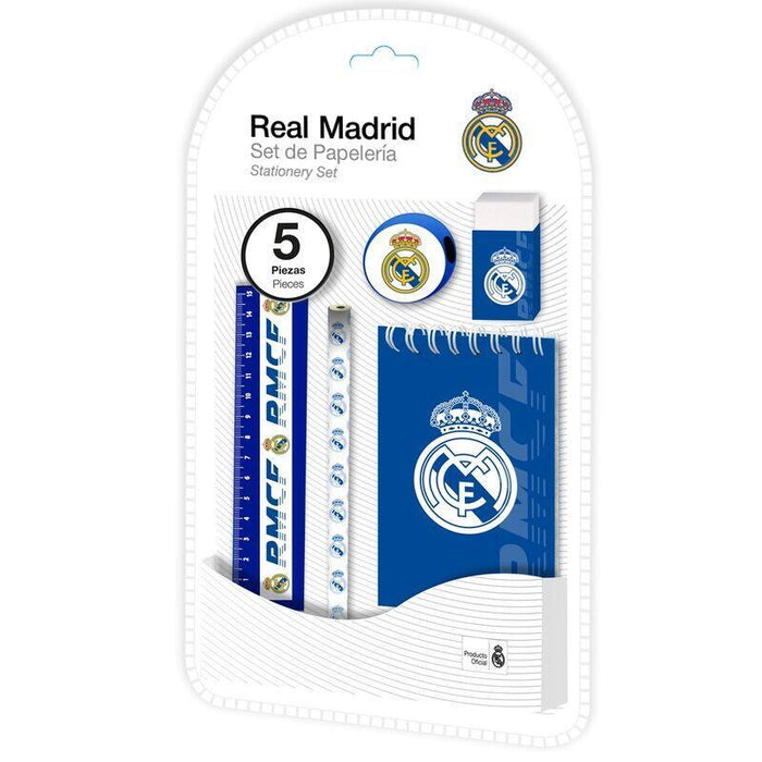 Pack De 6 Unidades - Set Papeleria Real Madrid
