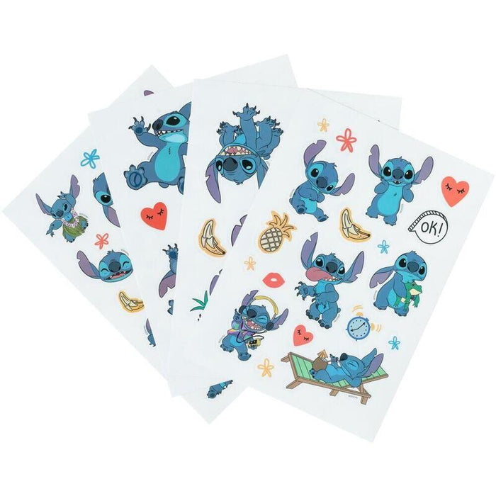 Pack De 6 Unidades - Set Pegatinas Reutilizables Stitch  Disney