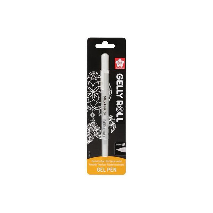 Pack De 6 Unidades Talens Sakura Bolígrafo Gelly Roll 08 Blanco Blíster 1 Ud