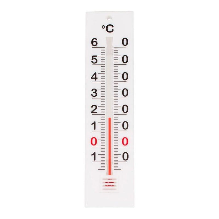Pack De 6 Unidades - Termómetro De Plástico, 14 Cm, Blanco