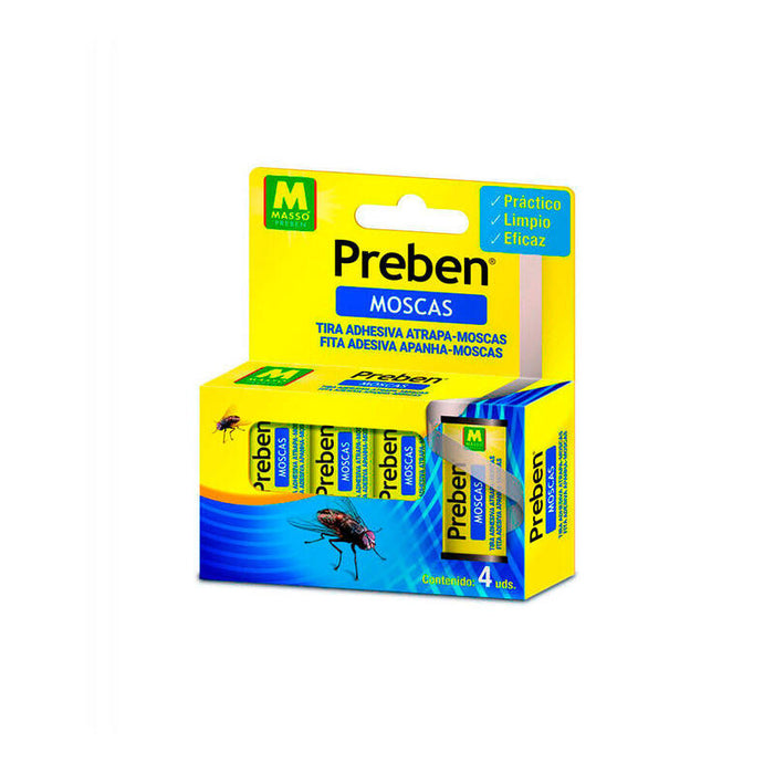 Pack De 6 Unidades - Tira Atrapa Moscas, 4 Uds