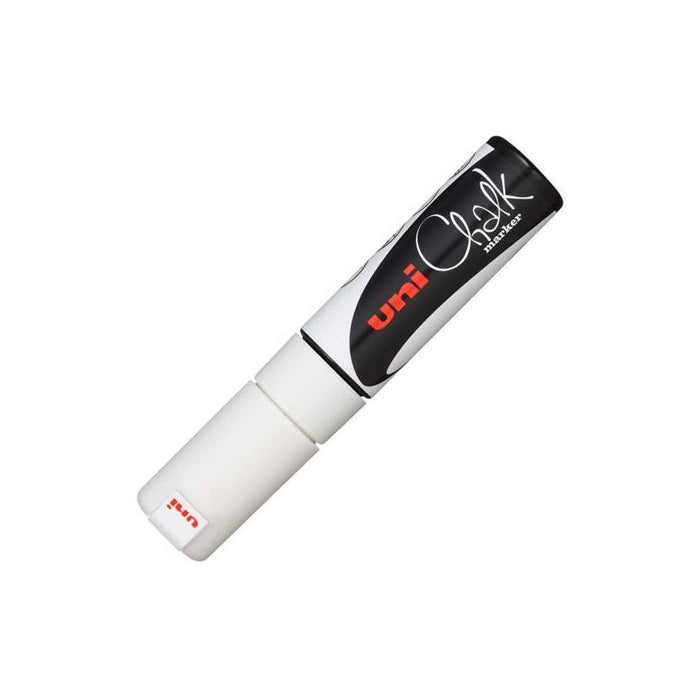 Pack De 6 Unidades Uniball Marcador De Tiza Liquida Pwe-8k Blanco