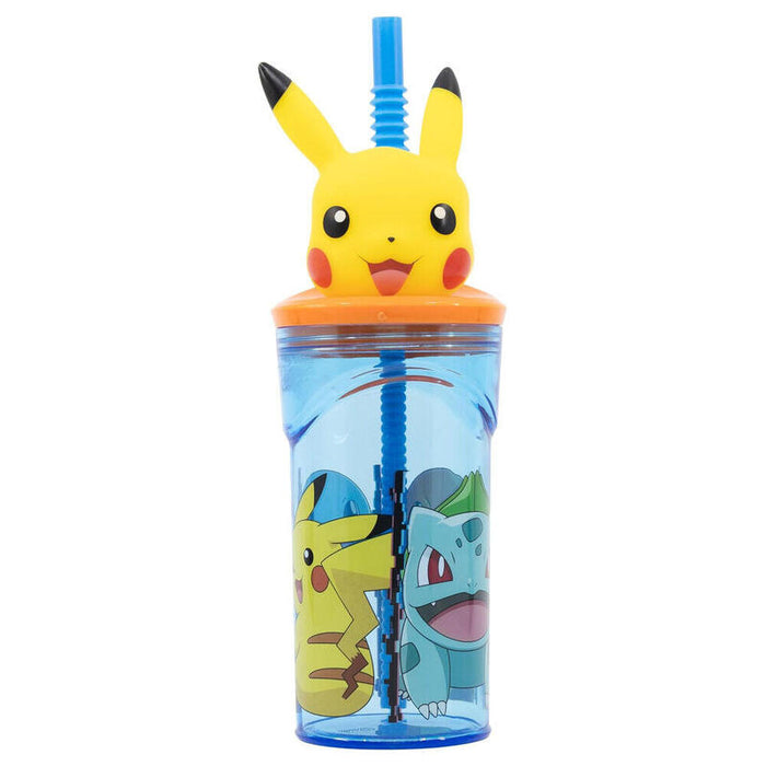Pack De 6 Unidades - Vaso Figura 3d Pokemon 360ml