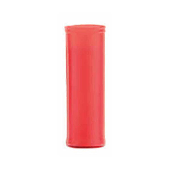 Pack De 6 Unidades - Vela Para Difuntos Plastificada Roja Ø55x150mm