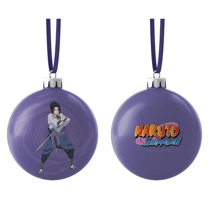 Pack De 8 Unidades - Bola Navidad Sasuke Naruto Shippuden