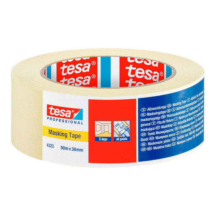 Pack De 8 Unidades - Cinta De Pintor 50m X 38mm 4323 Tesa