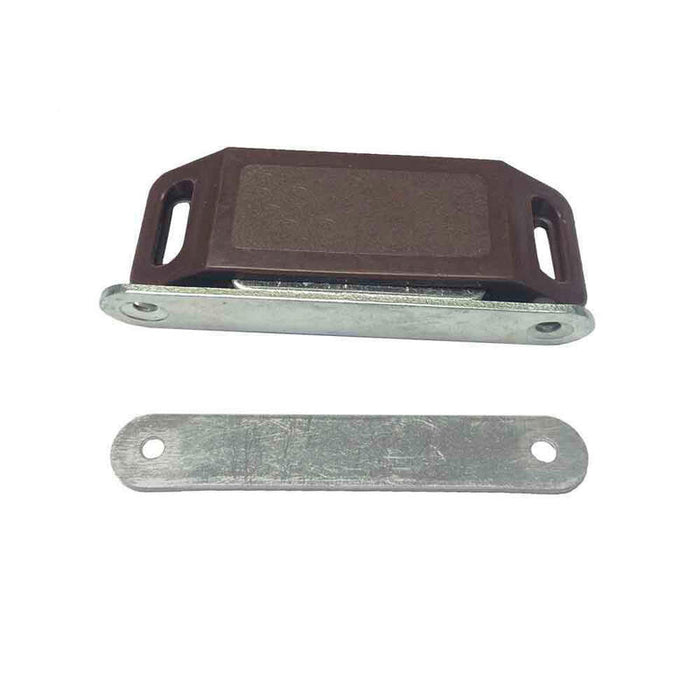 Pack De 8 Unidades - Imán Para Puerta Marrón (2 Piezas) 75 X 15 X 24 Mm
