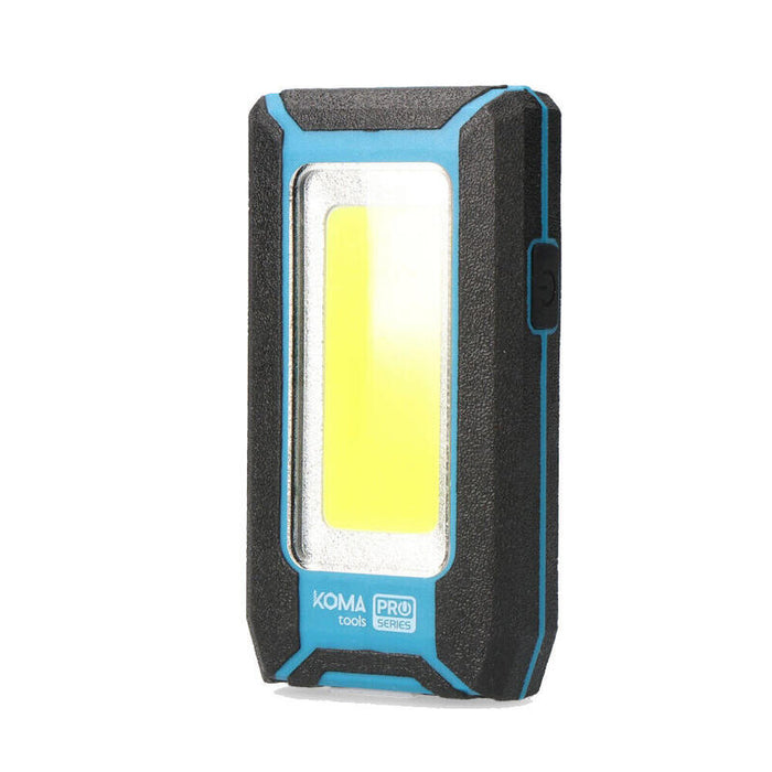 Pack De 8 Unidades - Linterna Led Cob 10 W 500 Lm Profesional, Recargable, Con Gancho + Iman; Funcion Power Bank; 60 X 23 X 112 Mm