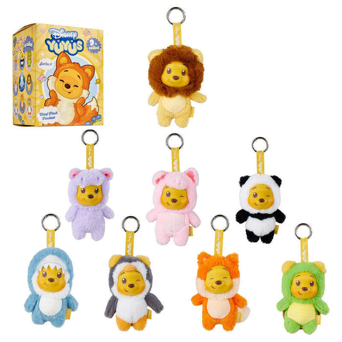 Pack De 8 Unidades - Peluche Sorpresa Yuyus Winnie The Pooh Disney 12cm Surtido