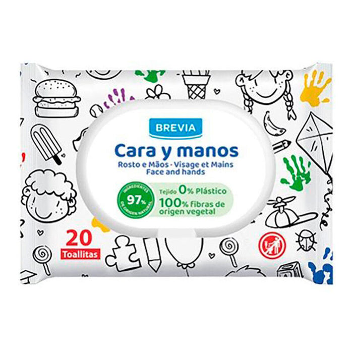 Pack De 8 Unidades - Toallitas Para Cara Y Manos Con Tapa 20 Uds