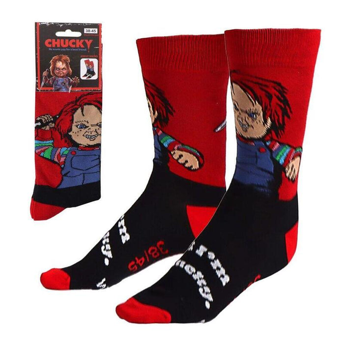 Pack De 9 Unidades - Calcetines Chucky Adulto