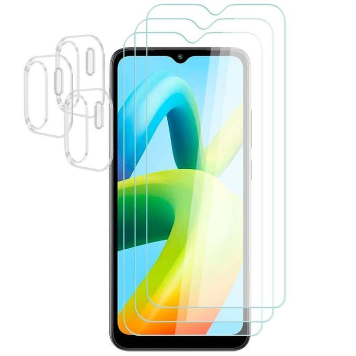 Pack De Accesorios Xiaomi Redmi A1 / A1+ / A2 / A2+ Con 3 Protectores De Pantalla + 3 Protectores De Cámara
