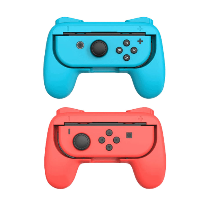 Pack De Grip Para Joy-Con De N-Switch / Switch Oled Dobe Tns-851b Rojo Y Azul