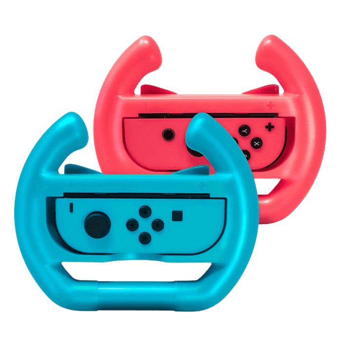 Pack De Volantes Para Joy-Con De N-Switch / Switch Oled Dobe Tns-852b Rojo Y Azul