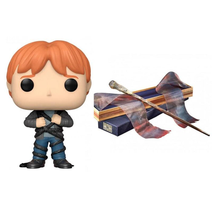 Pack Funko + Varita Harry Potter Ron Weasley
