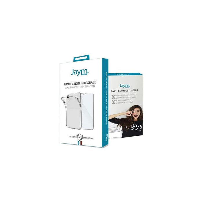 Pack Integral De Funda Flexible + Cristal Templado 9h 2.5d Para Apple Iphone 15 Pro - Jaym®