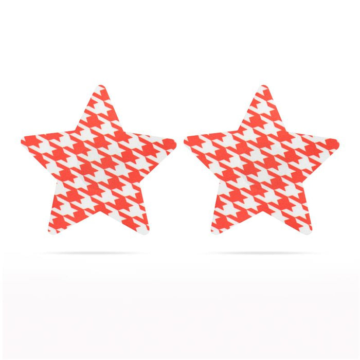 Pack Pezoneras Estrella Rojo Y Negro