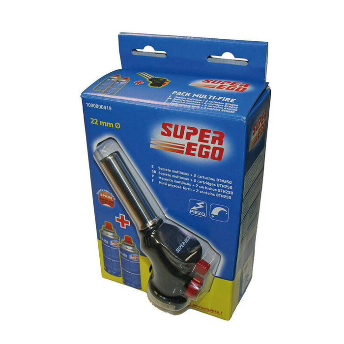 Pack Soplete Multi-Fire + 2 Cartuchos 227 G Ø22cm