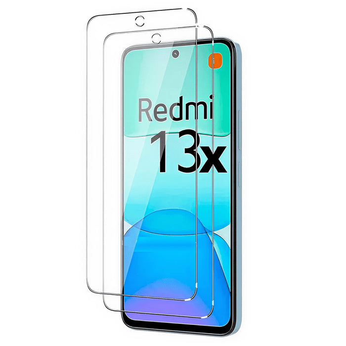 Pack X2 Protector De Cristal Templado  Xiaomi Redmi 13x