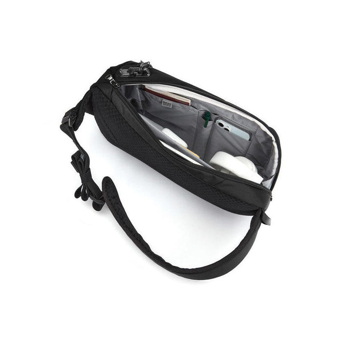 Pacsafe V Tech Sling Jet Schwarz