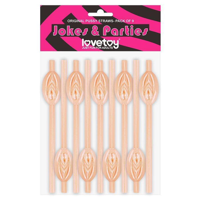 Pajitas De Vagina Pack De 9