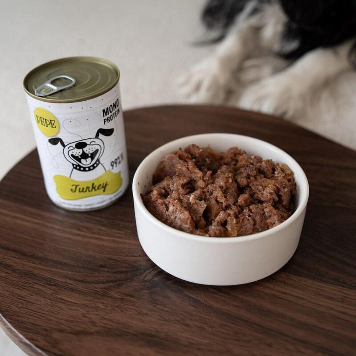 Paka Mascota Pepe Pavo Comida Para Perros 400g