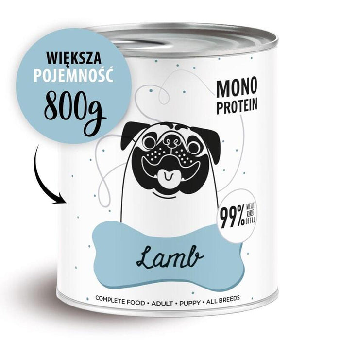 Paka Zwierzaka Pepe Lamb - Comida Húmeda Para Perros - 800g