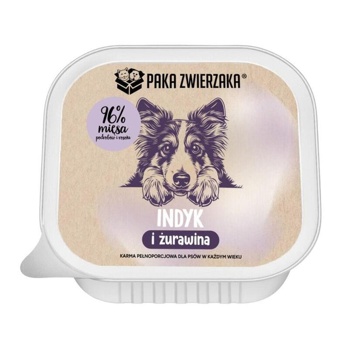 Paka Zwierzaka Turkey And Cranberries  - Comida Húmeda Para Perros - 150g