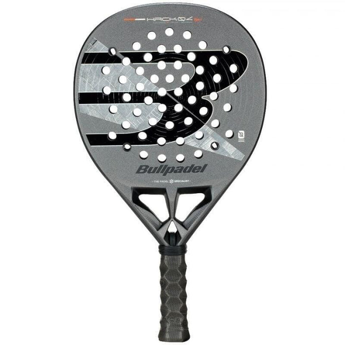 Pala De Pádel Bullpadel Hack 04 Hybrid 2026 (Paquito Navarro) Negra Y Gris