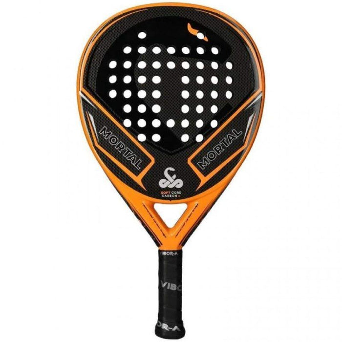 Pala De Pádel Vibor-A Mortal Carbon 3.0 Naranja Y Negra