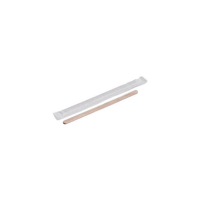 Paletina De Madera 9x0,5cm En Funda De Papel Individual -Caja 250u-