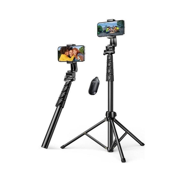 Palo Selfie Ugreen Con Soporte Y Mando A Distancia Lp680 1,8 M (Negro)